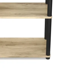 Bücherregal MANIFIC 60 x 30 x 146 cm braun/schwarz