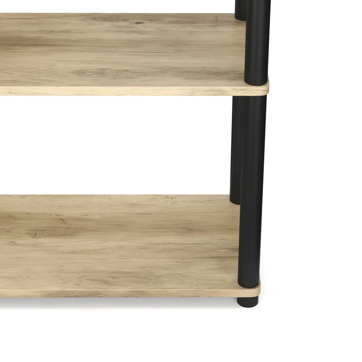 Bücherregal MANIFIC 60 x 30 x 146 cm braun/schwarz