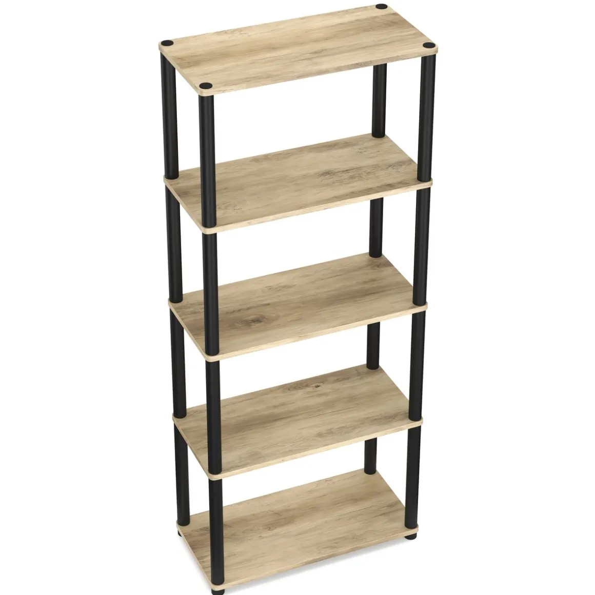 Bücherregal MANIFIC 60 x 30 x 146 cm braun/schwarz