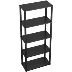 Bücherregal MANIFIC 60 x 30 x 146 cm schwarz