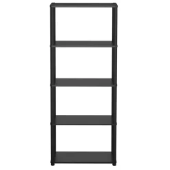 Bücherregal MANIFIC 60 x 30 x 146 cm schwarz