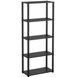 Bücherregal MANIFIC 60 x 30 x 146 cm schwarz
