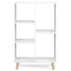 Bücherregal NORDIC mit 5 Fächern 60 x 30 x 95 cm weiss