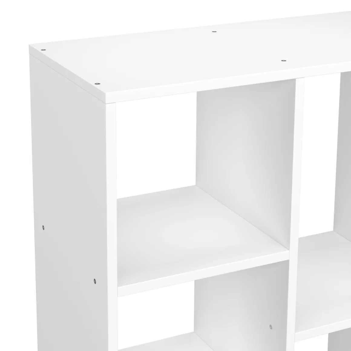 Bücherregal NORDIC mit 5 Fächern 60 x 30 x 95 cm weiss