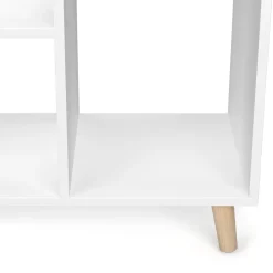 Bücherregal NORDIC mit 5 Fächern 60 x 30 x 95 cm weiss