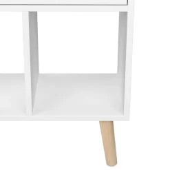 Bücherregal NORDIC 50 x 24 x 121 cm weiss