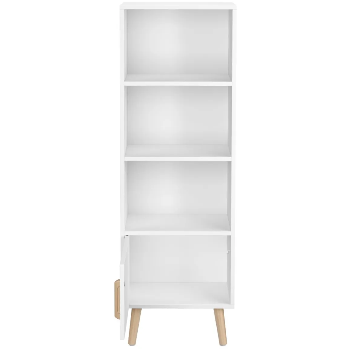 Bücherregal NORDIC 42 x 30 x 127 cm weiss