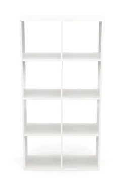 Bücherregal Raumteiler LIAM 8 Fächer 72 x 142 cm weiss