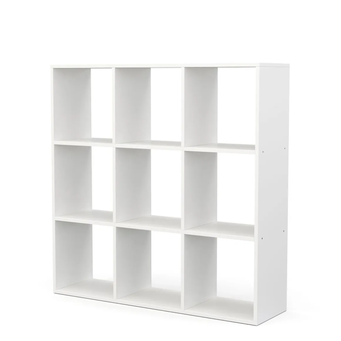Bücherregal Raumteiler NOUR 9 Fächer 107 x 107 cm weiss