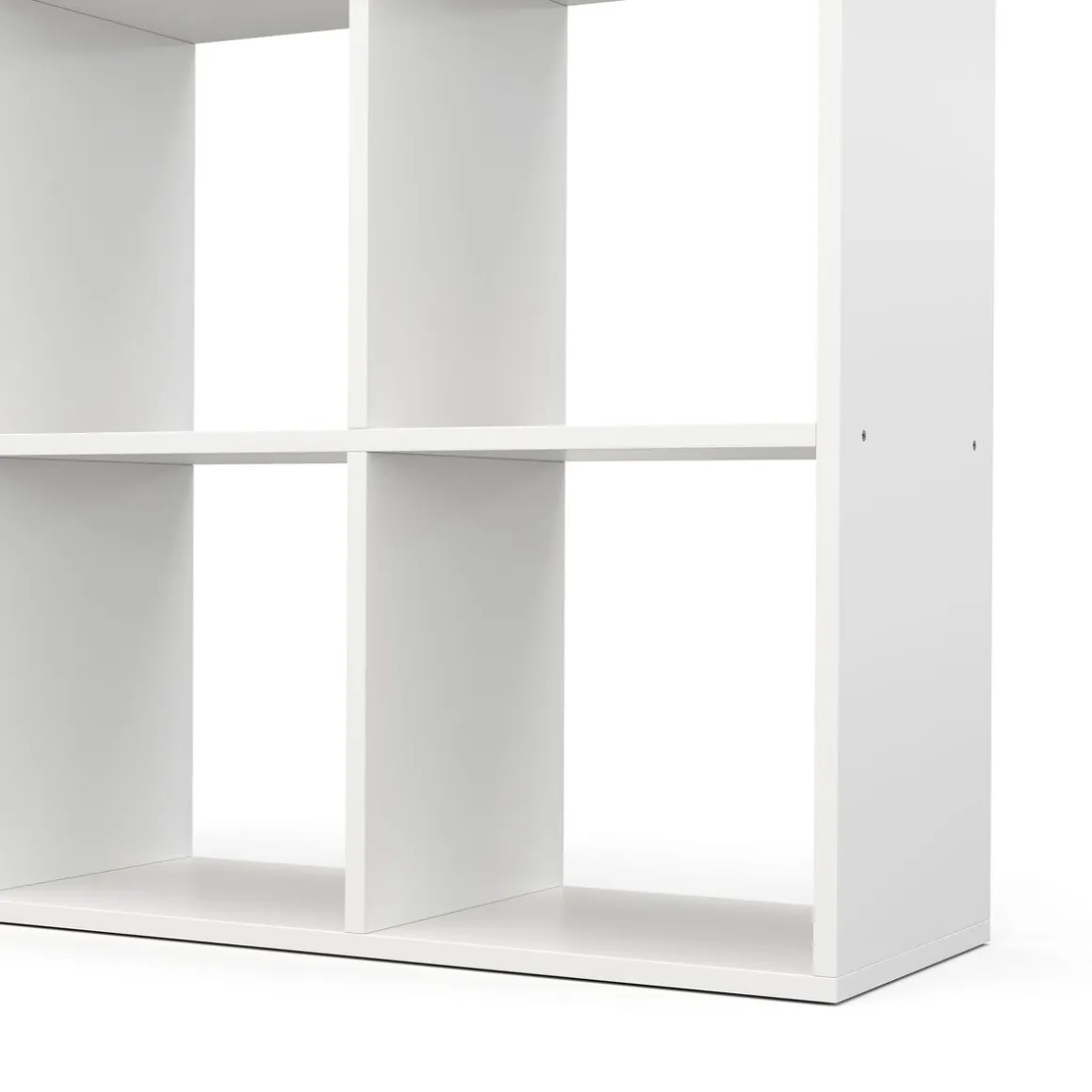 Bücherregal Raumteiler NOUR 9 Fächer 107 x 107 cm weiss