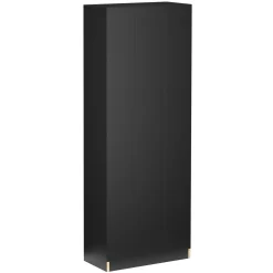 Bücherregal RENATA 5 Fächer 50 x 132 cm schwarz