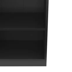 Bücherregal RENATA 5 Fächer 50 x 132 cm schwarz