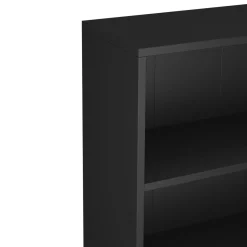 Bücherregal RENATA 5 Fächer 50 x 132 cm schwarz