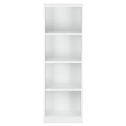 Bücherregal RENATA 4 Fächer 40 x 122 cm weiss