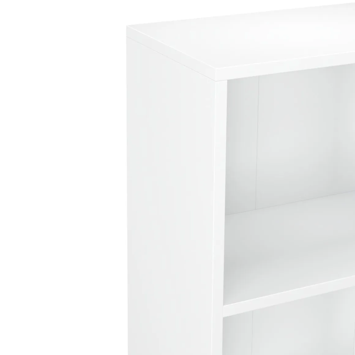 Bücherregal RENATA 4 Fächer 40 x 122 cm weiss
