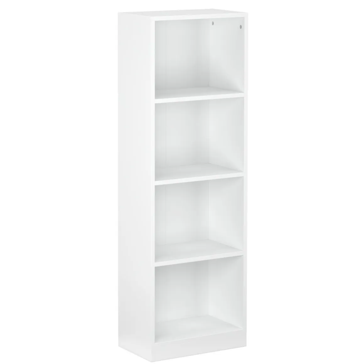 Bücherregal RENATA 4 Fächer 40 x 122 cm weiss