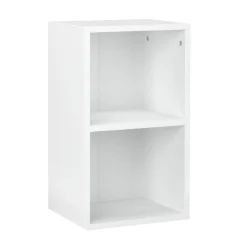 Bücherregal TAINARA 2 Fächer 30 x 54 cm weiss