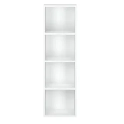 Bücherregal TAINARA 4 Fächer 30 x 106 cm weiss