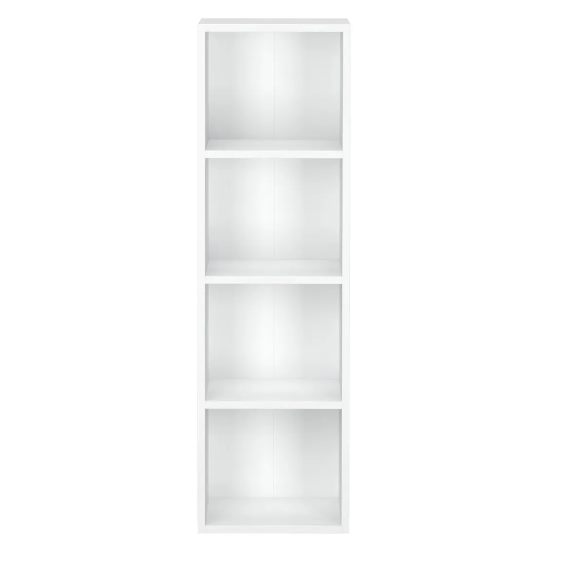 Bücherregal TAINARA 4 Fächer 30 x 106 cm weiss