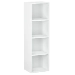 Bücherregal TAINARA 4 Fächer 30 x 106 cm weiss