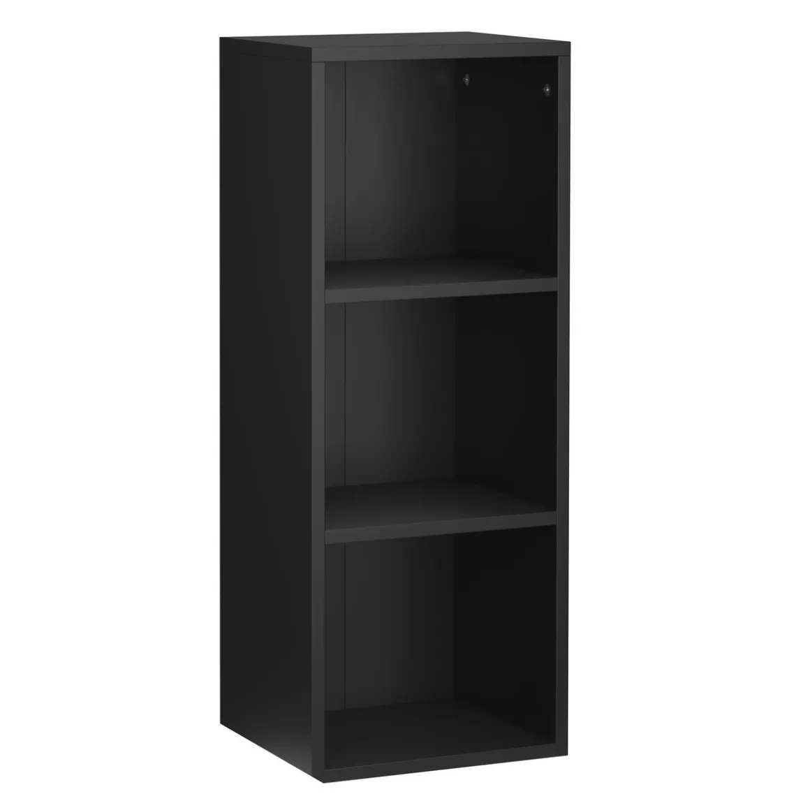 Bücherregal TAINARA 3 Fächer 30 x 80 cm schwarz