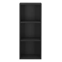 Bücherregal TAINARA 3 Fächer 30 x 80 cm schwarz