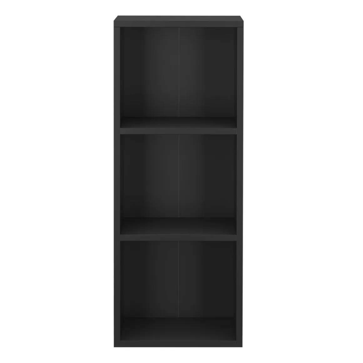 Bücherregal TAINARA 3 Fächer 30 x 80 cm schwarz
