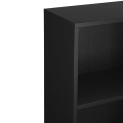 Bücherregal TAINARA 4 Fächer 30 x 106 cm schwarz