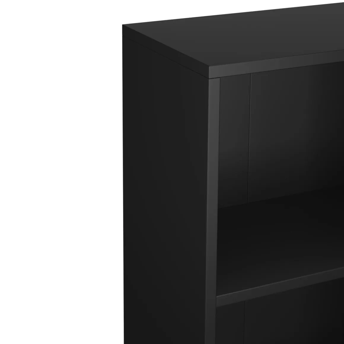 Bücherregal TAINARA 4 Fächer 30 x 106 cm schwarz