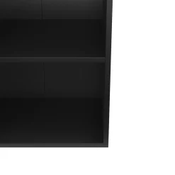 Bücherregal TAINARA 4 Fächer 30 x 106 cm schwarz