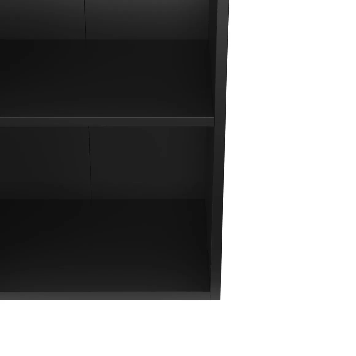 Bücherregal TAINARA 4 Fächer 30 x 106 cm schwarz