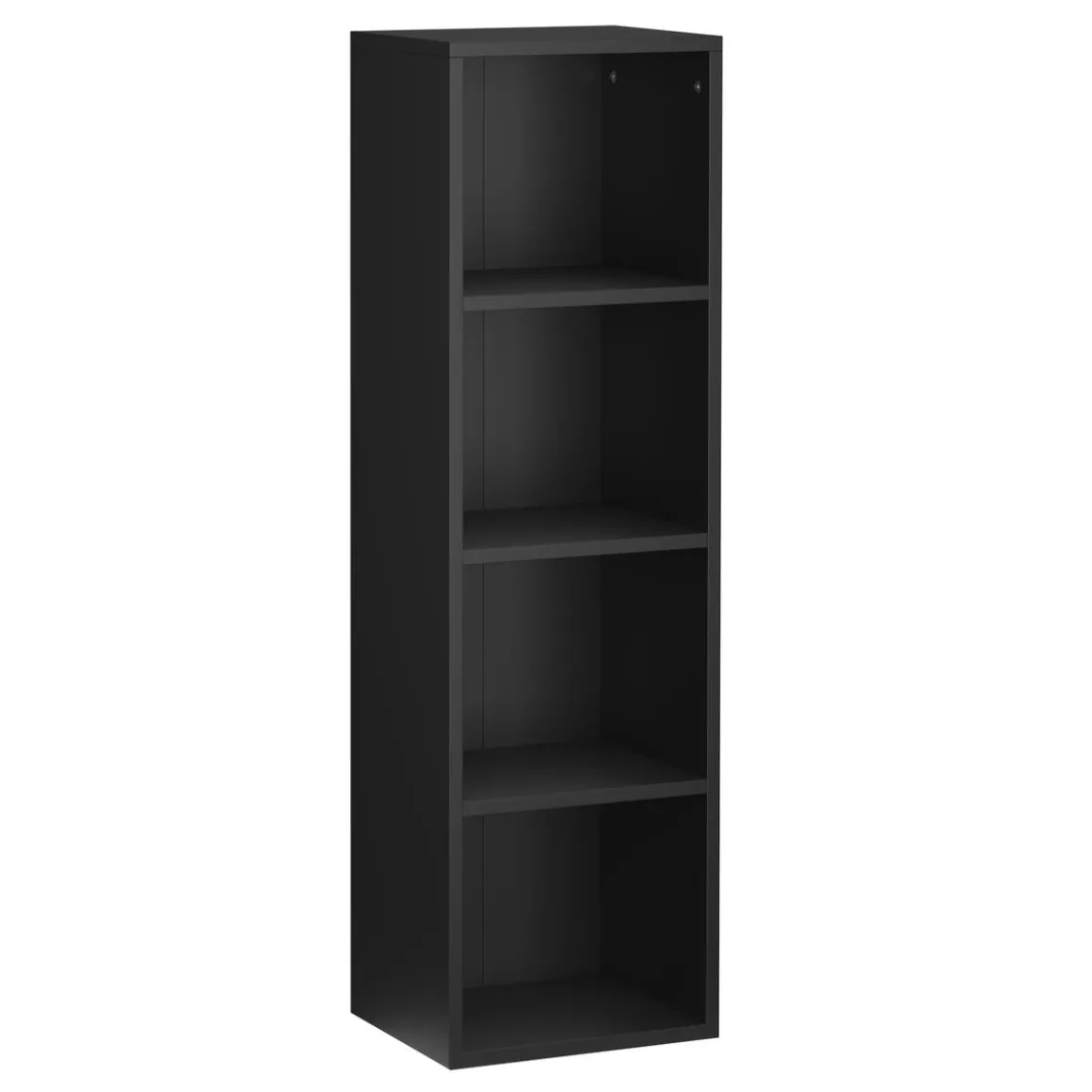 Bücherregal TAINARA 4 Fächer 30 x 106 cm schwarz