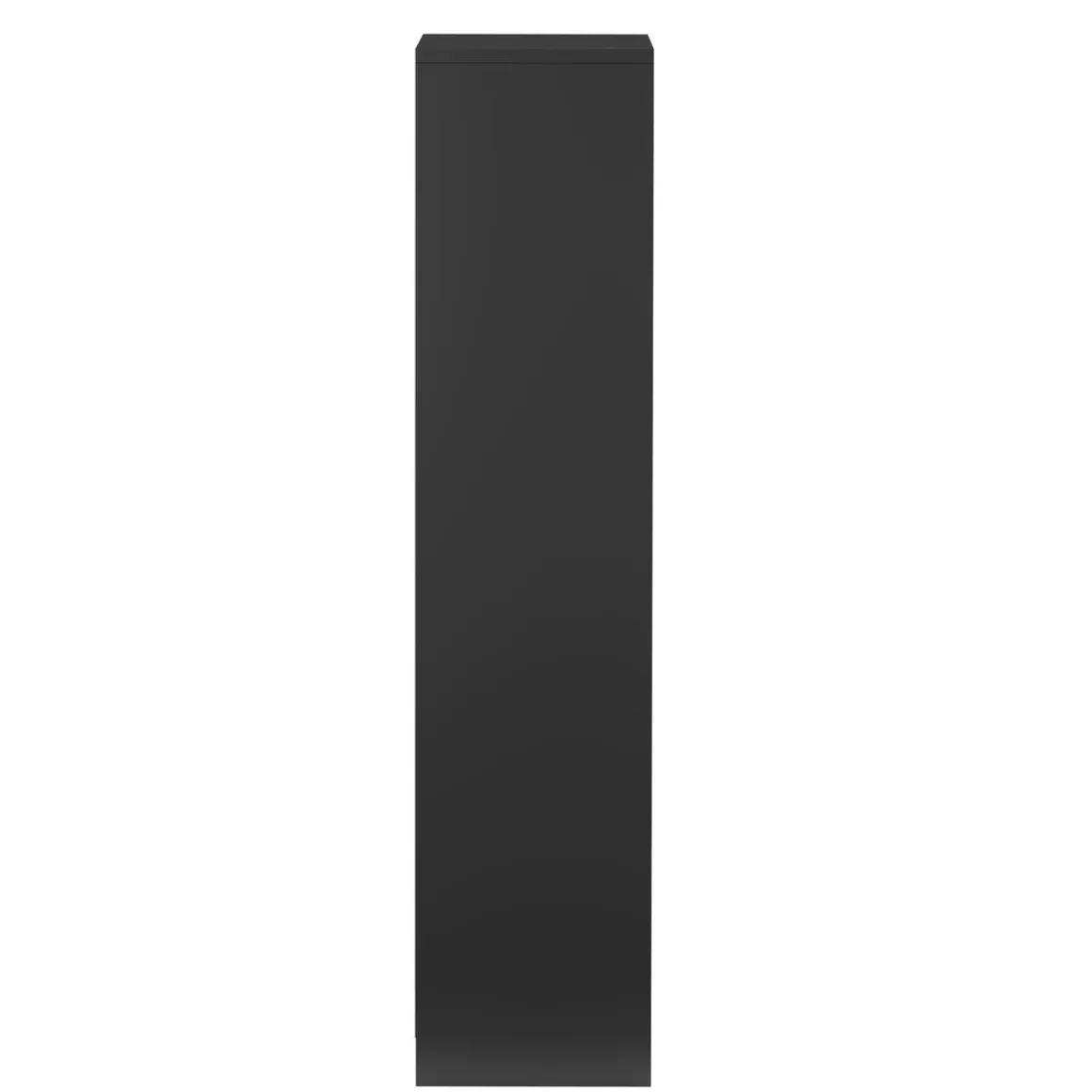 Bücherregal TAINARA 4 Fächer 30 x 106 cm schwarz