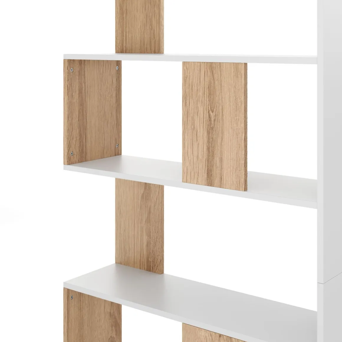 Bücherregal VIGOR 80 x 162 cm hellbraun/weiss | GONSER.CH