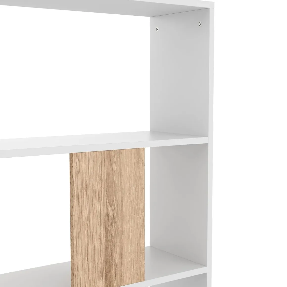 Bücherregal VIGOR 80 x 162 cm hellbraun/weiss | GONSER.CH