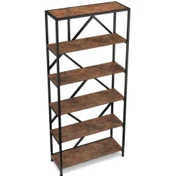 Bücherregal Vintage BONITA 5 Ebenen 80 x 180 cm