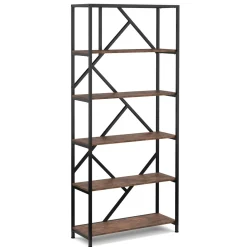 Bücherregal Vintage BONITA 5 Ebenen 80 x 180 cm