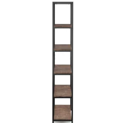 Bücherregal Vintage BONITA 5 Ebenen 80 x 180 cm