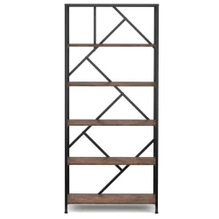 Bücherregal Vintage BONITA 5 Ebenen 80 x 180 cm