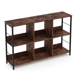 Bücherregal Vintage BONITA 6 Fächer 120 x 79 cm