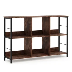 Bücherregal Vintage BONITA 6 Fächer 120 x 79 cm