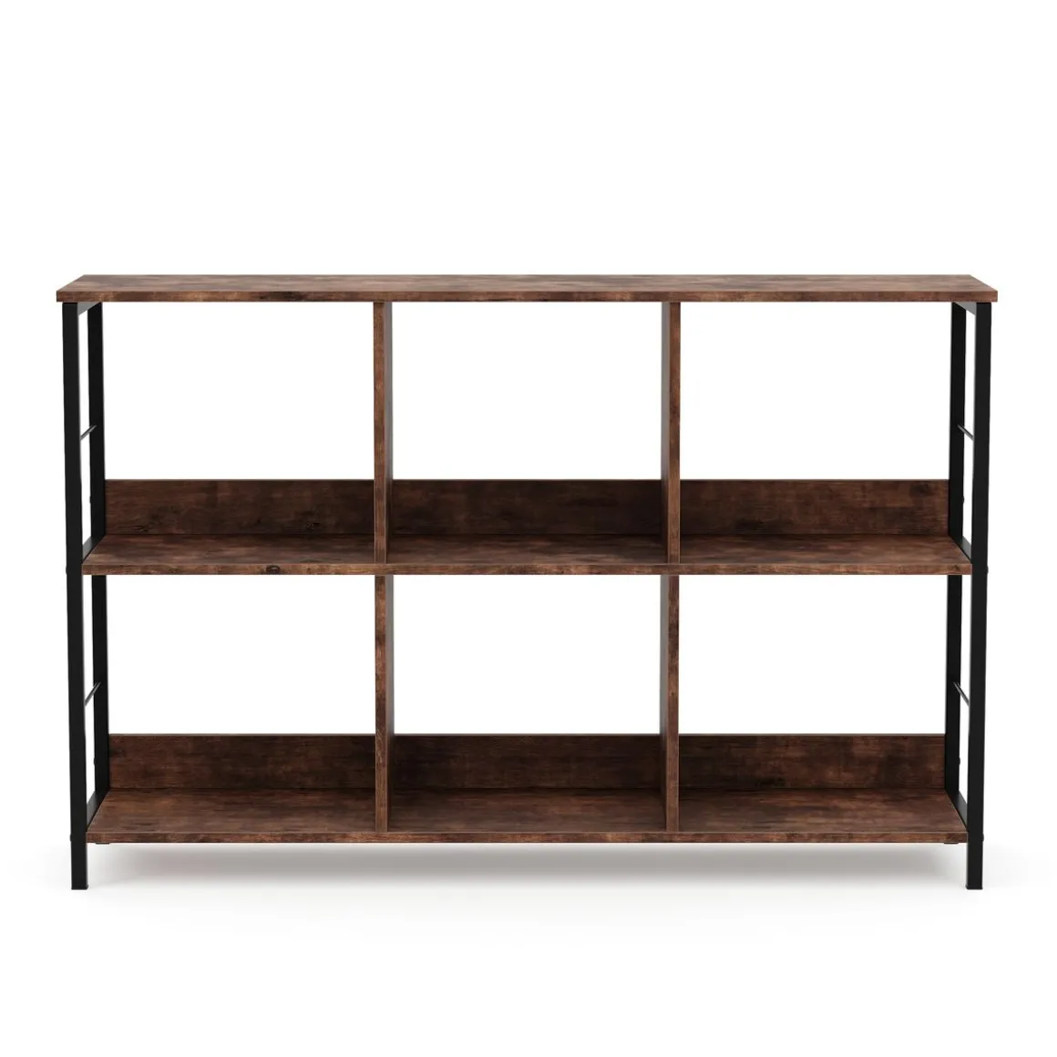 Bücherregal Vintage BONITA 6 Fächer 120 x 79 cm