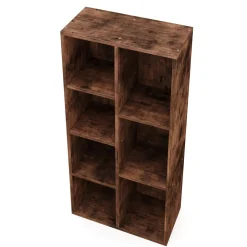 Bücherregal Vintage BONITA 7 Fächer 50 x 106 cm