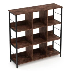 Bücherregal Vintage BONITA 9 Fächer 100 x 103 cm
