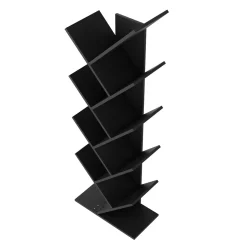 Bücherregal WULFRAN 50 x 141 cm schwarz