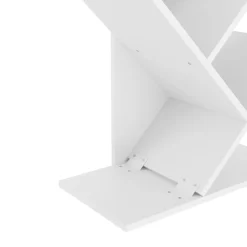 Bücherregal WULFRAN 50 x 141 cm weiss