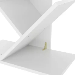 Bücherregal WULFRAN 50 x 141 cm weiss