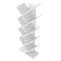 Bücherregal WULFRAN 50 x 141 cm weiss