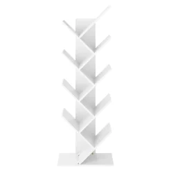Bücherregal WULFRAN 50 x 141 cm weiss