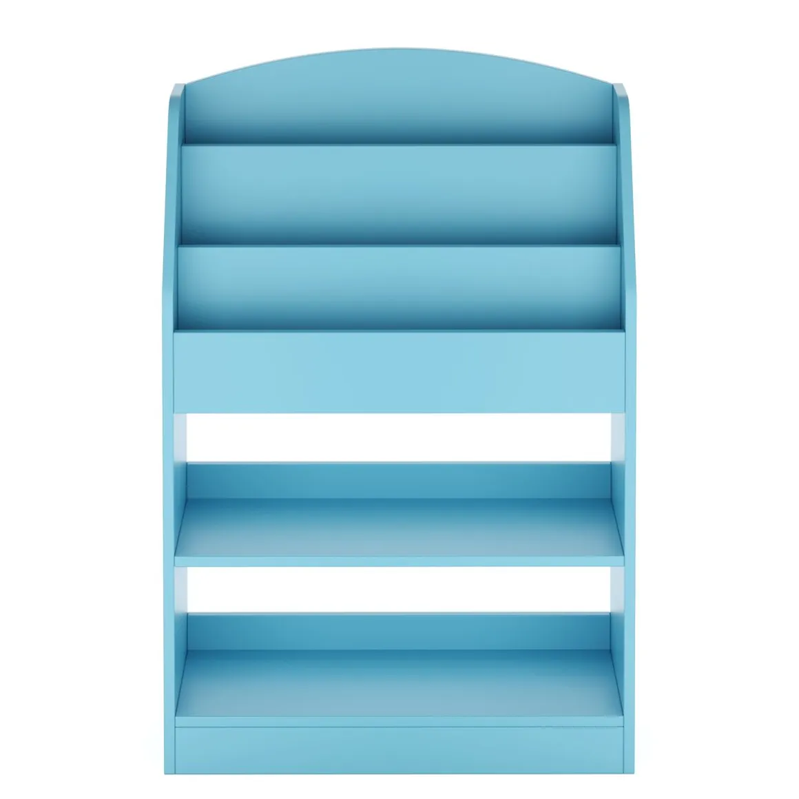 Bücherregal ZEFIR 5 Fächer 63 x 94 cm blau